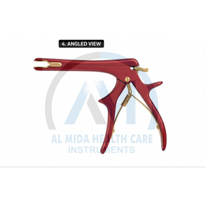Pinzas Neuroquirúrgicas para Núcleo Pulposo Al Mida Healthcare, Rojas, Manuales, de Acero Inoxidable, Instrumento Quirúrgico Clase I, Reutilizables, CE - Product Image 2