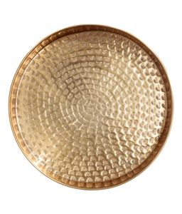 Bandeja Ovalada de Latón para Servir con Asas Ornamentadas, Acabado Metálico Pulido, Diseño Elegante, Uso Residencial - Product Image 5