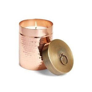 Gold Metal <b>Candle</b> Jar Beautiful <b>Candle</b> Jar with lid Used In Wedding party And Home Decoration - Product Image 5