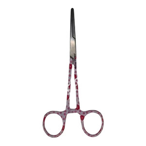 Tijeras de enfermería, tijeras para vendajes, pinzas arteriales de acero inoxidable con revestimiento de fluoruro, color rosa, juego de 3 piezas - Product Image 3