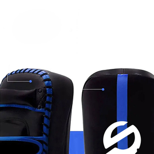 แผ่นป้องกันขาคุณภาพสูงหนัง PU สำหรับ MMA คาราเต้ มวยไทย ขายดีที่สุด ปรับแต่งได้ตามต้องการ ทนทาน สำหรับคิกบ็อกซิ่ง - Product Image 5