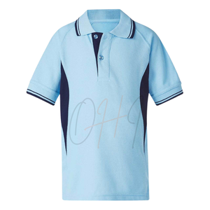 Camiseta Polo Personalizada 100% Algodón, Manga Corta, Uniforme Escolar, Transpirable, Ropa Deportiva Informal para Niños y Niñas - Product Image 6