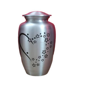 Urnas de cremación de nuevo diseño con acabado de cuentas, urnas de cremación funeraria de Metal para adultos de bajo precio para cenizas humanas - Product Image 2