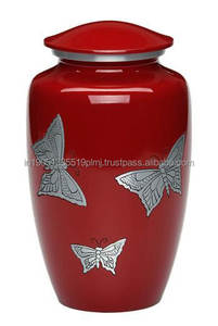 Urna de Cremación de Aluminio al por Mayor, con Diseño de Mariposa Dorada, Personalizable, de 10 Pulgadas, Estilo Americano, para Cenizas Humanas o de Mascotas - Product Image 2