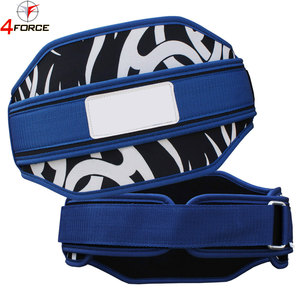 Ceinture de musculation robuste en néoprène avec fermeture auto-agrippante réglable et soutien dorsal rembourré pour l'haltérophilie et l'entraînement de force - Product Image 4