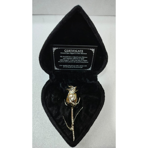 Rosa Eterna de Tulipán Chapada en Oro de 24k Hecha a Mano, Regalo para el Día de la Madre, San Valentín, Aniversario, Decoración Romántica para el Hogar - Product Image 4