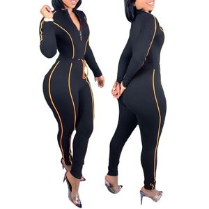 Mono con Capucha Negro para Mujer, Talla Grande, Cintura Alta, Corte Ajustado, Poliéster/Algodón, Ropa de Yoga para Primavera/Verano - Product Image 5