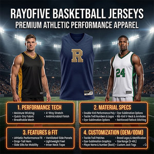 Maillot de basketball personnalisé de haute qualité à séchage rapide pour adulte, anti-bactérien, 100 % polyester, sans manches, gilet d'été, broderie 3D, coupe ajustée - Product Image 5