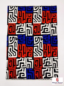 Premium African Ankara Wax Print Cotton Fabric OEM ODM Custom Textile Manufacturer Wholesale Factory Customized Fabric Service - Product Image 3