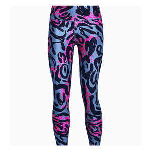 Breathable Cotton/Bamboo Fiber Seamless Anti-Bacterial <b>Knitted</b> Mid Waist Custom Design Women Sublimation Leggings Quick Dry - Product Image 3