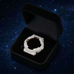 Custom GA2100 Mod Watch Luxury Iced Out Metal <b>Case</b> Stainless Steel CasiOak Style Hip Hop Watch Design moissanite diamonds watch - Product Image 4