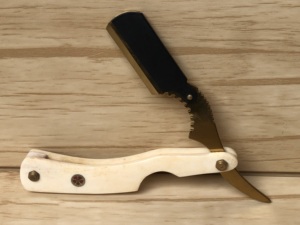 Professional Wooden Bone & Horn Single Blade Non-Disposable Underarm Use Shaving <b>Razor</b> for <b>Men</b> - Product Image 5