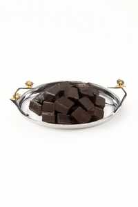 Juego de 4 Tazones de Metal Plateado para Servir con Asa Central, Plato para Aperitivos, Skies Trader - Product Image 4