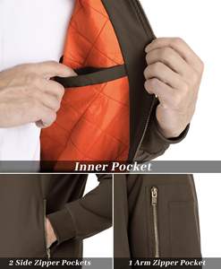 Chaqueta Bomber para Hombre, Chaqueta de Invierno, Chaquetas para Hombre en Venta, Diseño Personalizado al por Mayor, Últimos Diseños, Manga Larga, Tela de Forro Polar - Product Image 4