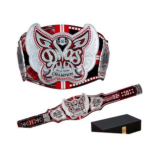 Cinturón de Campeonato WWE Divas, Diseño Rojo y Plateado, Edición Brie Mode, Cinturón de Lucha Libre de Primera Calidad para Fanáticos y Coleccionistas - Product Image 4