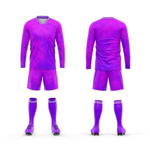 Conjunto de Uniforme de Fútbol Unisex, Estampado de Camuflaje Naranja, Jersey con Impresión Digital, Manga Larga, Transpirable, Poliéster, Adulto, Fusión sin Costuras - Product Image 5