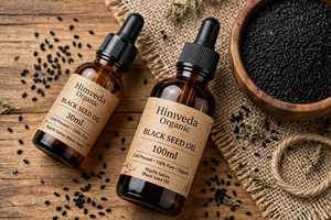 Huile Essentielle de Graines de Cumin Noir Bio Himveda 100% Pure Pressée à Froid, Antibactérienne, Vente en Gros, Marque Privée, Prix Usine - Product Image 4