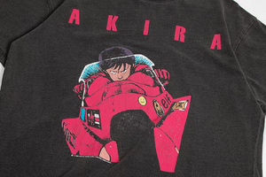Camiseta Negra de Manga Corta con Cuello Redondo y Estampado del Personaje de Anime Akira para Hombre, Corte Regular, Algodón Jersey, Estilo Urbano - Product Image 3