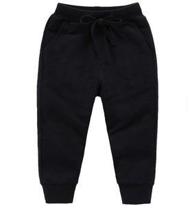 Pantalon de survêtement décontracté en coton et élasthanne pour garçons et filles, coupe droite, pour le sport et le basketball, automne/hiver, couleur unie, long pour enfants - Product Image 3