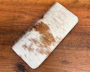 กระเป๋าสตางค์หนังวัวทรงยาวแบบบางความจุมากสำหรับผู้ชายกระเป๋าสตางค์หนังแท้พร้อมที่ใส่บัตรแบบบล็อก - Product Image 4