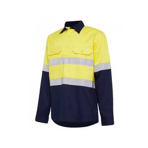 Chemises polo de haute qualité à prix abordable, chemise de sécurité pour hommes classe 2, chemise noire réfléchissante pour hommes avec OEM - Product Image 6