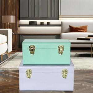 Productos de Moda, Baúl Metálico de Aspecto Elegante - Product Image 5