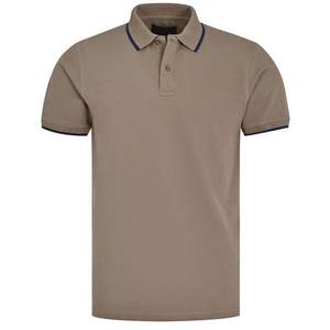Polo élégant pour homme haut de gamme, décontracté et professionnel, à manches courtes, en jersey sans couture boutonné, idéal pour l'été - Product Image 1