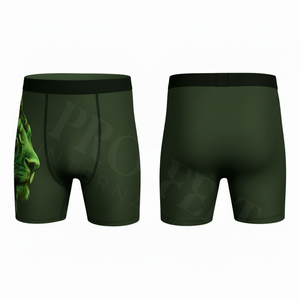 Breathable Quick Dry Customized Material Stretchy Compression Shorts Outdoor Apparel Sublimation Own Brand Name Logo Shorts - Product Image 3