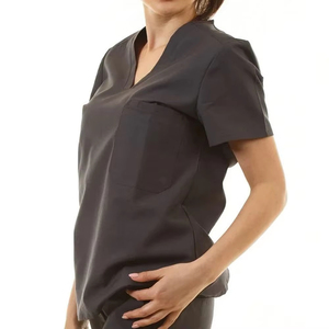 Uniformes Médicos Unisex, Conjuntos de Uniformes para Enfermeras, Bata de Laboratorio Médica Tejida, Impermeable, para Uso Hospitalario, Spandex/Poliéster - Product Image 2