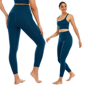 Vêtements de fitness pour femmes, hauts de yoga sans couture, couleurs unies, manches longues, crop tops de sport, ensembles de yoga respirants et à séchage rapide - Product Image 2