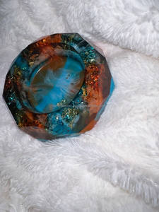 Bandeja decorativa de resina para fumadores Cenicero para sujetar cómodamente cenizas de cigarrillos - Product Image 3