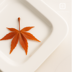 Plato cuadrado Thanh Le de 20cm, plato de cerámica hecho a mano, vajilla vietnamita, plato de servicio esmaltado rústico para restaurante, hogar, comedor - Product Image 3