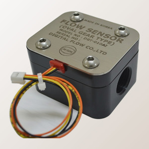 Débitmètres numériques coréens DGT-010AI à engrenages ovales, capteur de débit en aluminium, filetage interne PT 1/2 - Product Image 3