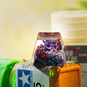 Keycaps Artisanat Forêt Mystique, Keycaps Artisanat Personnalisé, Keycaps Anime Mignons, Keycaps Verts, Ensemble de Keycaps, Keycaps en Bois - Product Image 5