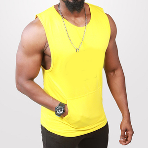 <b>Men's</b> Gym Singlet Fitness <b>Stringer</b> Muscle Fit Sleeveless <b>Vest</b> Quick Dry Custom Design Logo Training Bodybuilding Tank Top <b>Mens</b> - Product Image 1