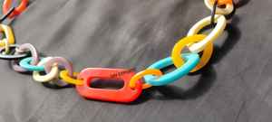 Collar de eslabones de epoxi de calidad premium, diseño clásico, para fiestas de chicas, de MN EXPORTS - Product Image 3