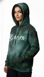 เสื้อฮู้ดดี้ทรงหลวมแบบโอเวอร์ไซส์สำหรับทุกเพศ พร้อมลายพิมพ์แบบซับลิเมชั่นทั่วตัว เหมาะสำหรับแฟชั่นลำลองแนวสตรีท - Product Image 4