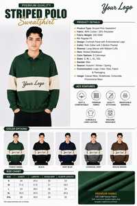 Camisas de Diseñador para Hombre, Elegantes Camisas Polo de Manga Corta a Rayas con Botones, Camisas Casuales de Verano 2026 para Hombre - Product Image 6