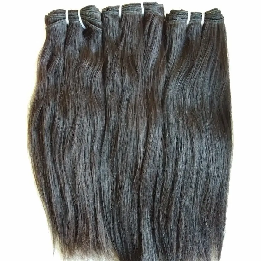 Real Natural 100% Indian Human Hair Best Quality Clean Indian Human Hair Vendor Vendors 100% Indian Human Hair Wholesaler
