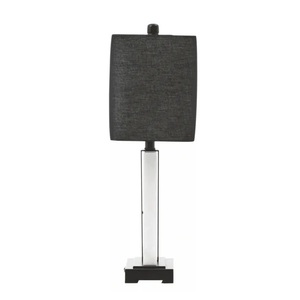 Contemporary Marble <b>Bedside</b> Lamp With Refined <b>Dark</b> Metallic Frame And Elegant Modern Interior Character - Product Image 2