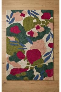 Tapis en laine épaisse moderne fait main antidérapant de qualité export indienne pour chambre à coucher, salon, usage intérieur, coton - Product Image 2