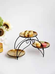 Wholesale Price Wholesale Price Two Tier Natural Wood Elm Slab <b>Dessert</b> Stand Wooden Cupcake Serving Tray Decor Item - Product Image 6