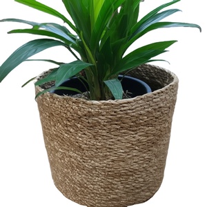 Maceta de Espuma de PE Tejida, Estilo Natural, Decoración Interior con Vegetación Artificial, Reutilizable, Reciclable, Hojas Mixtas de Alta Simulación - Product Image 2