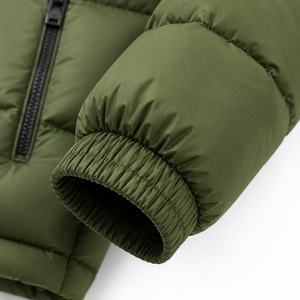 Chaqueta Acolchada Verde Oliva para Hombre, Transpirable, Resistente al Viento, Informal de Invierno, con Cierre y Cuello Alto, Grosor Estándar - Product Image 6