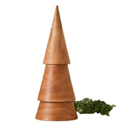 Hochwertige gestapelte Holz weihnachts bäume Rustikale Feiertags dekoration hand gefertigt aus Vietnam