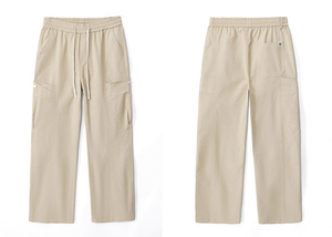 Men's Workwear Casual <b>Pants</b> Summer New Loose Straight Outdoor Sports Trousers with Drawstring Cargo Mens <b>Pants</b> - Product Image 6