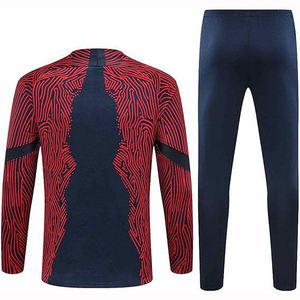 Conjunto Deportivo para Hombre, Transpirable, de Color Sólido, 100% Poliéster, Chaqueta con Cierre y Cuello Alto, Pantalones Largos - Product Image 5