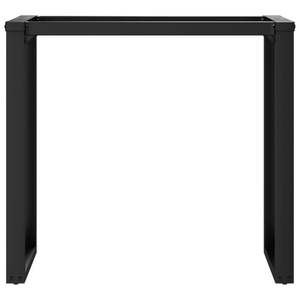 Gambe per Tavolo da Pranzo in Acciaio a Telaio O 80x40x73 cm Struttura di Supporto per Mobili - Product Image 4