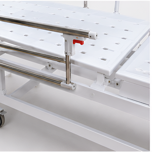 Manual ICU <b>Bed</b> with ABS Panels & Collapsible <b>Side</b> <b>Railings</b> - Product Image 3