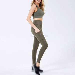 Ensemble de yoga pour femmes sur mesure, dernière conception, respirant, écologique, 2 pièces, taille haute, tenue décontractée - Product Image 4